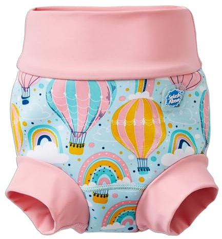 Splash About Happy Nappy Duo Reuseable Swim Nappy for Babies and Toddlers (Up & Away, 3-4 Years)
