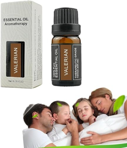 Olio essenziale di valeriana | olio essenziale di radice di valeriana per dormire | olio essenziale di radice di valeriana puro - aiuto per il sonno,10ml (1pcs)