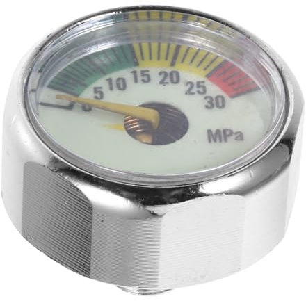 SUPVOX Manomètre De Plongée sous-Marine Lumineux Étanche 30m Précision De Pression Jauge De Profondeur Manomètre De Bouteille d'air Équipement De Plongée Sécurité sous-Marine