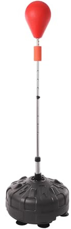 Punchingball Stand Sac de frappe réglable en hauteur 120-160 cm | Ballon de boxe debout - Équipement pour entraînement - Soulagement du stress à la maison - Pour adultes et enfants