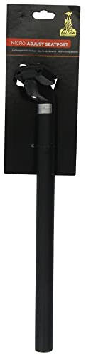 Raleigh - GFS120B - Micro Adjustable Bicycle Seatpost Measuring 25.4mm Diameter by 400mm Length in Anodised Black Finish