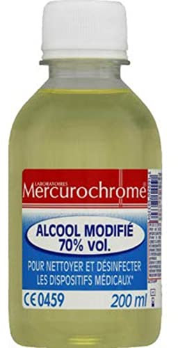 Mercurochrome Alcool modifié 70% vol - Le flacon de 200ml