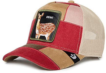 Goorin Bros. Trucker Cap Cord Patchwork Letter Opener Tan Mehrfarbig, Size:OneSize