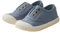 Sterntaler Sneaker Uni - Sportiver Baby Schuh aus Canvas - Kleinkind Sommer Schuhe mit Rutschfester Sohle - Jungen Babyschuhe mit elastischem Gummiband, knöchelhoch - blau, Größe 26