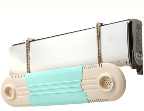 Deflector de aire, accesorios de aire acondicionado, parabrisas de aire acondicionado, anti-soplado directo retráctil 65-96cm Adecuado for sala de estar, sala de estudio, dormitorio(Green,Standard)