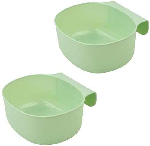 2Pcs Boîte de rangement pour déchets de cuisine suspendue, Récipient à Accrocher, Bac Poubelle Collecteur pour Plan de Travail, Bacs à Déchets Accrochables de Armoire, Porte, Commode