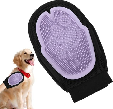 Generisch Hundewaschhandschuhe, Katzenhandschuhe zur Pflege,Hundereinigungshandschuhe - Soft Combdesign, Pflichspukten zum Absatz, Badezubehör für Haustiermassagen und Pflege