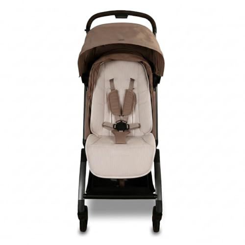 TititNins© - Colchoneta Silla Paseo para Joolz Aer+ | Acolchado Extra Confortable | 100% Algodón | MIL GRIS
