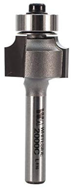Whiteside Router Bits 2000C Round Over Bit with 1/8-Inch Radius, 3/4-Inch Large Diameter and 1/2-Inch Cutting Length