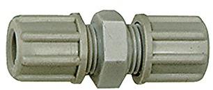 RIEGLER 110829-140.02 Gerade Schlauchverbindung, für Schlauch 6/8 mm, SW 19, PA, 1Stk