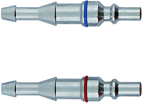 Express, 2924, Raccords Rapides Mâle Tuyau O/A + 2 Colliers, Accessoire pour Fer à Souder, Lampe à Souder, Fer de Couvreur, Chalumeau d'Étanchéité, Pièces de Rechange