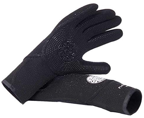 Rip Curl Flashbomb 5/3 mm handske 5 fingrar - svart - blixtfoder - unisex - E5 Flashlining - Stitchless Technology