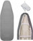 DUOJIN Bügelbrettbezug Größe XL/135x55cm, 3-in-1 Bügeltischbezug mit 6cm Extra Dicker Hochwertig Polsterung, Geeignet für Bügeleisen, Dampfbügeleisen, Elastischem Gummizug/Handschuh inklusive