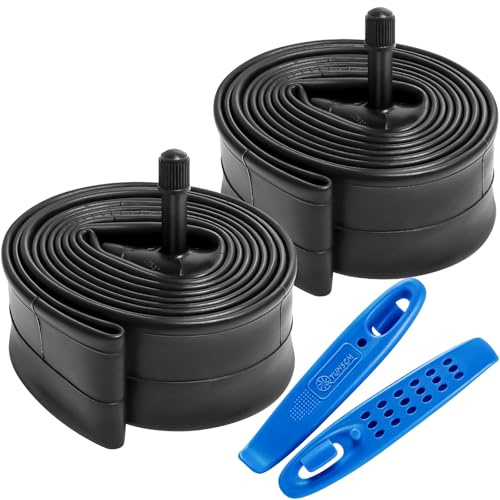 YunSCM 2PCS 47/57-507 24 Pulgadas cámara 24x1.75/1.95/2.0/2.10/2.125 AV32mm Valve Compatibles 24 Pulgadas Bicicleta cámaras de Aire
