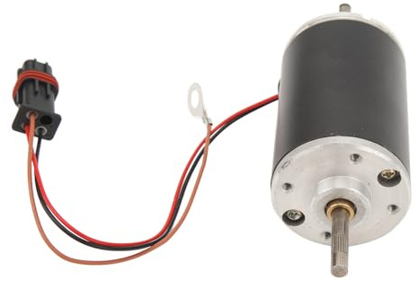 ZJchao Motor de Ventilador de Calentador de Estacionamiento de 12V y 24V, Carcasa de Metal de 4500RPM para Sistemas de Calefacción de Aire Diésel, Compatible con Calentadores Compactos de Montaje en