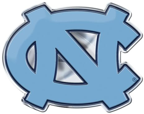 FANMATS NCAA North Carolina Tar Heels Embossed Color Metal Emblem