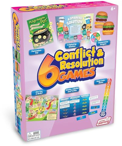 Junior Learning 6 Conflict & Resolution Games | Social and Emotional Skills Activity Flashcards, Teaching Resources, For Classroom and Home School Use | Ages 6-8, Year 4-5, Key Stage 2