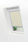 LYSEL - Qualitätsdachfensterrollo abdunkelnd Elfenbein Rollo geeignet für Velux Dachfenster F06, FK06, (B x H) 49.30cm * 94cm in beige/Elfenbein