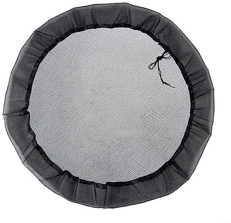 Rain Mesh Cover, Rain Net Cord Rain Water Cover for PROTECTION Lid Protector with Drawstring for Outdoor Garden Rain Buckets s(120cm)