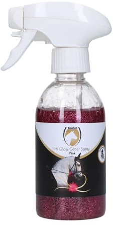 Excellent Holland Animal Care Hi Gloss Spray Brillante - 250 ml - Spray para Crin de Caballos - Bonito Efecto de Brillo - Spray para Cola - Spray de Brillo para Caballos - Apto para Caballos - Rosa