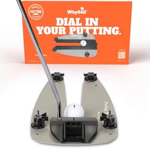 WHYGOLF Putting Thing - Perfect Your Putting Stroke with Adjustable Putting Gates, for Putting Green & Home Practice, Golf Putter Teaching & Training Aid for Club Practice Equipment