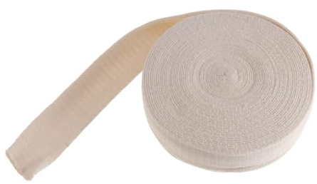 Veemoon High Elastic Tubular Cotton Bandage 5cm x 10m, Non-Woven Medical Wrap for Wound Care and Burn Protection, Breathable Support for Men and Adults