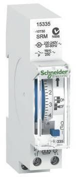 Schneider Electric Analog DIN-Schienen-Zeitschaltuhr, Minuten, 230 V ac, 1-Kanal
