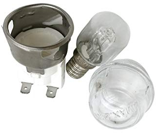 E14 2501-support de lampe de four, 500 degré haute température du four avant, couvercle du four avec 25 W 250V ampoules