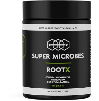 RootX – Premium rotpulver för sticklingar av gröna växter | Speciellt utformad för blommande och knoppande växter | Innehåller mykorrhizapilser, Trichoderma och andra användbara bakterier 150 g