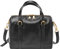 Fossil Damen Carlie Satchel Handbag Ranzen, Schwarz