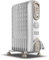 De'Longhi Serie Vento V550918T.WB Radiatore ad Olio Elettrico, Stufetta elettrica a basso consumo, 9 Elementi, Timer, Manopole Intuitive, per Ambienti Fino a 50m³, 3 Livelli di Potenza, 1800W, Bianco