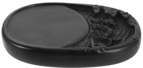 Lurrose Desktop Kalligraphie Inkslab Für Anfänger Chinesische Kalligraphie-station Mit Hochwertigem Steinmaterial Zum Schreiben Und Zeichnen Dekorativ Für Jeden Tisch