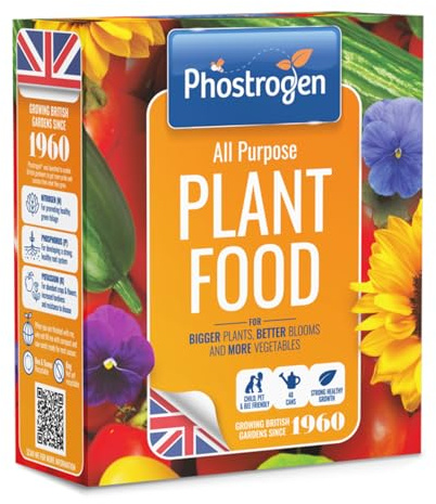 Phostrogen All Purpose Plant Food 40 Can – Premium Soluble Fertiliser for Lush Gardens, Indoor and Garden Use, Flowers & Vegetables – Fast-Acting Plant Feed Nutrition