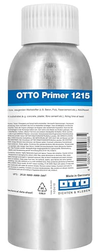 Generisch OTTO Primer 1215 – 250 ml Haftvermittler für mineralische Untergründe | Lösemittelhaltiger Primer mit kurzer Ablüftzeit | Haftgrund für Beton, Putz, Faserzement