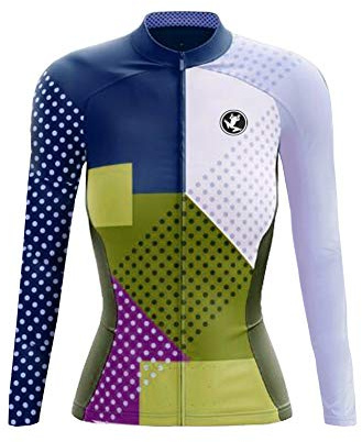 UGLY FROG LJW07 Neue Frühling & Herbst Fahrradtrikot Langarm Shirt Damen Breathable Radfahren Fahrrad Lange Hülsen Jersey Fahrrad Hemd Frauen Langarm Fahrradbekleidung Radfahren