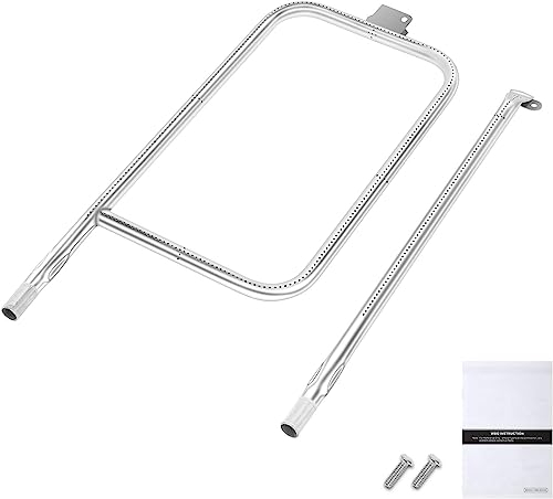 GFTIME 65032 Brenner Edelstahl für Weber Q300, Q320, Q3000, Q3200, 404341, 57060001, 586002 Gasgrill, Grill Brenner Ersatz für Weber 60036, 80385, 13122, 424001 426001