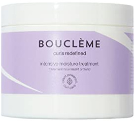 Bouclème Intensiv fuktbehandling I djupvårdande mask för friska och starka lockar I Leave-i-balsam med mafurasmör och marulaolja 100 ml