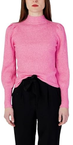 ONLY Onlkatia - Jersey para Mujer L/S, Carmine Rose/Detalles: Melange, L