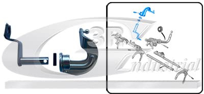 3RG INDUSTRIAL - Palanca Cambio- OEM 252575 - Piezas para Coche Recambios Motor y Otras Partes de Vehículo | Compatible con los Modelos de Coche y Moto indicados más Abajo.