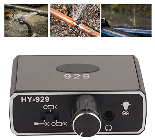 Topyond Détection De Fuite d'eau avec Deux Sondes, Moniteur De Fuite De Conduites d'eau Souterraines, Volume Réglable pour Détecter Les Fuites d'eau dans Les Canalisations De Construction