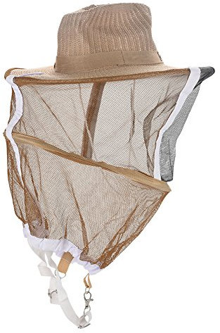 WOHPNLE Imker-Schleierhut, Imkerhüte Mit Gut Sichtbarem Schleier, Imkerhut Mit Anti-Bienen-Netz Für Männer Und Frauen, Imkereibedarf