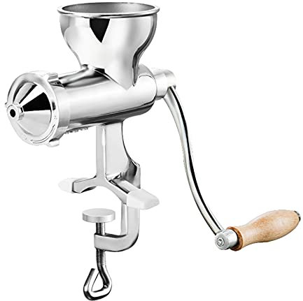 Manual Wheatgrass Juicer Extractor, Wheatgrass Extractor Portable, Stainless Steel Manual Juicer, for Green Vegetable Fruit Leafy Squeezer