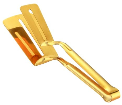 Double spatule, pince à spatule, pince à steak portable, spatule latérale, spatule de barbecue, spatule à poisson, poignée ergonomique, pince à poisson pour rôtir et retourner le poisson