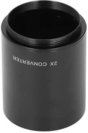 Rankomu 2 x teleconvertidores para montaje en T, 2 convertidores de lentes de aumento para lentes de zoom de teleobjetivo de espejo de 420 mm a 800 mm, 650 mm a 1300 mm, 500 mm a 800 mm