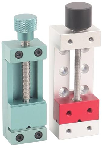 Máquina de grabado de tornillo de banco de precisión, máquina perforadora, mesa de soldadura pequeña, totalmente de aluminio, manual de operación, abrazadera de mesa, 1 pieza(LTY-3439)