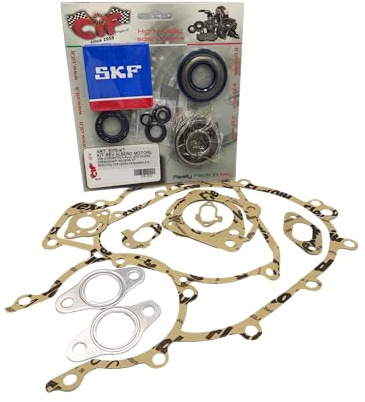 5170-KT + 100684040/9382 - KIT REVISIONE MOTORE CON CUSCINETTI PARAOLI GUARNIZIONI PER 50 SEPCIAL R L N 50 125 PK S (ALBERO CONO 19) 125 ET3 PRIMAVERA APE 50 (ALBERO CONO 19)