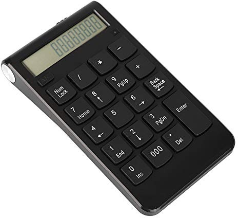 Pavé numérique, clavier sans fil 2.4G Clavier numérique à 29 touches avec écran LCD, extensions de clavier numérique sans fil Bluetooth portable pour la saisie de données de comptabilité financière