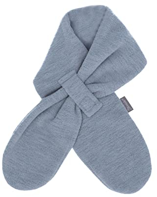 Sterntaler Unisex Baby & Kinderschal - Melange aus Microfleece (recycelt), rauchgrau, 70