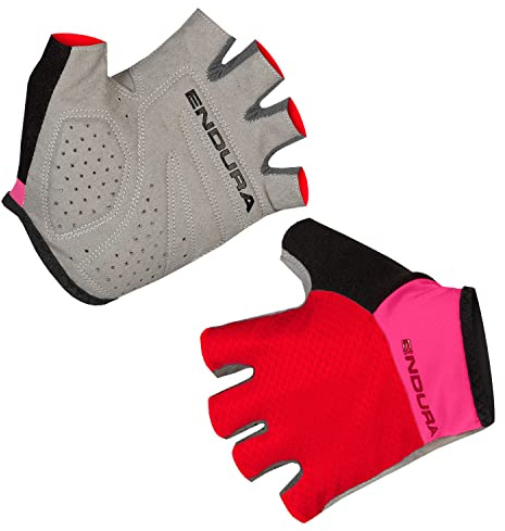 Endura Men's Xtract Lite Cycling Mitt | Gel Padding | Silicone Grip | Ultra-Light Gloves, Red, L