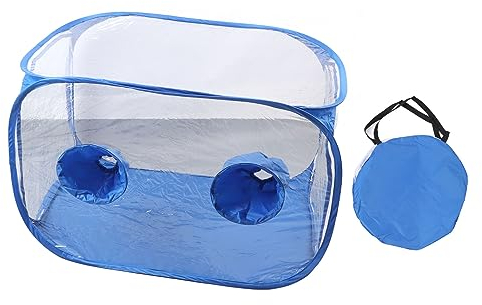 Acouto Still Air Box, Tragbares Pilzzuchtset, Langlebiges Pilzzuchtzelt, Faltbarer PVC-Pilzzuchtbehölter für Studienforschung